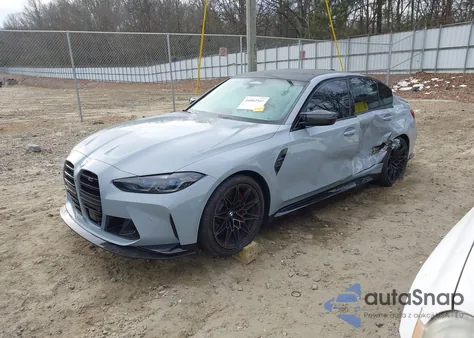 2021 BMW M3 Competition from USA, damaged, VIN WBS33AY09MFL38409